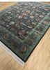 aurora blue wool and silk hand knotted Rug - FoldShot aurora blue wool and silk hand knotted Rug - FoldShot