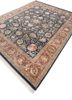 aurora blue wool and silk hand knotted Rug - FoldShot aurora blue wool and silk hand knotted Rug - FoldShot