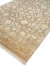 aurora grey and black wool and silk hand knotted Rug - FoldShot
