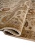 aurora gold wool and silk hand knotted Rug - FoldShot