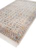 aurora ivory wool and silk hand knotted Rug - FoldShot aurora ivory wool and silk hand knotted Rug - FoldShot