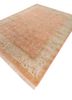 aurora red and orange wool and silk hand knotted Rug - FoldShot aurora red and orange wool and silk hand knotted Rug - FoldShot
