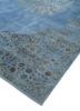aurora blue wool and silk hand knotted Rug - FoldShot aurora blue wool and silk hand knotted Rug - FoldShot