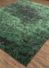 free verse by kavi green wool and silk hand knotted Rug - FoldShot free verse by kavi green wool and silk hand knotted Rug - FoldShot