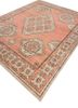 thyme red and orange afghan wool hand knotted Rug - FoldShot thyme red and orange afghan wool hand knotted Rug - FoldShot