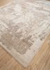 uvenuti ivory afghan wool hand knotted Rug - FoldShot uvenuti ivory afghan wool hand knotted Rug - FoldShot