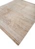 blythe ivory afghan wool hand knotted Rug - FoldShot