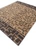 manifest blue afghan wool hand knotted Rug - FoldShot manifest blue afghan wool hand knotted Rug - FoldShot