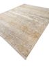 uvenuti ivory afghan wool hand knotted Rug - FoldShot