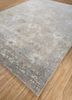 gulmarg ivory silk hand knotted Rug - FoldShot