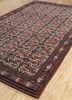 aalam red and orange wool hand knotted Rug - FoldShot aalam red and orange wool hand knotted Rug - FoldShot