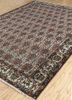 aalam beige and brown wool hand knotted Rug - FoldShot