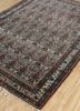 aalam blue wool hand knotted Rug - FoldShot
