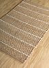 indusbar beige and brown jute and hemp flat weaves Rug - FoldShot indusbar beige and brown jute and hemp flat weaves Rug - FoldShot