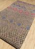 nuray beige and brown wool hand knotted Rug - FoldShot