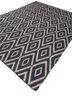 bedouin blue wool flat weaves Rug - FoldShot bedouin blue wool flat weaves Rug - FoldShot