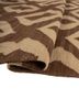 indusbar beige and brown wool flat weaves Rug - FoldShot indusbar beige and brown wool flat weaves Rug - FoldShot