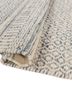indusbar grey and black wool flat weaves Rug - FoldShot