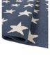 indusbar blue wool flat weaves Rug - FoldShot indusbar blue wool flat weaves Rug - FoldShot