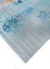 entropy grey and black wool and viscose hand knotted Rug - FoldShot