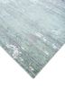 entropy grey and black wool and viscose hand knotted Rug - FoldShot entropy grey and black wool and viscose hand knotted Rug - FoldShot