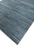 manifest blue wool and viscose hand knotted Rug - FoldShot