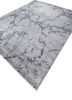 entropy blue wool and viscose hand knotted Rug - FoldShot entropy blue wool and viscose hand knotted Rug - FoldShot