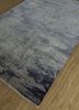 uvenuti grey and black bamboo silk hand knotted Rug - FoldShot uvenuti grey and black bamboo silk hand knotted Rug - FoldShot