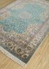 gulmarg green silk hand knotted Rug - FoldShot gulmarg green silk hand knotted Rug - FoldShot