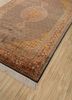 gulmarg blue silk hand knotted Rug - FoldShot gulmarg blue silk hand knotted Rug - FoldShot