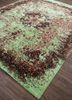 far east beige and brown wool and silk hand knotted Rug - FoldShot far east beige and brown wool and silk hand knotted Rug - FoldShot