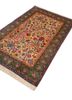gulmarg red and orange silk hand knotted Rug - FoldShot