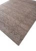 manifest beige and brown wool and bamboo silk hand knotted Rug - FoldShot