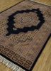 kiaan blue wool hand knotted Rug - FoldShot kiaan blue wool hand knotted Rug - FoldShot