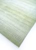 kairos green wool hand knotted Rug - FoldShot