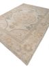 erbe beige and brown wool hand knotted Rug - FoldShot erbe beige and brown wool hand knotted Rug - FoldShot