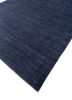 kairos blue wool hand knotted Rug - FoldShot