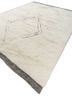 zuri ivory wool hand knotted Rug - FoldShot zuri ivory wool hand knotted Rug - FoldShot