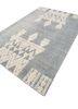zuri blue wool hand knotted Rug - FoldShot zuri blue wool hand knotted Rug - FoldShot