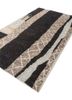 zuri beige and brown wool hand knotted Rug - FoldShot