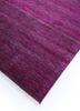 kairos pink and purple wool and silk hand knotted Rug - FoldShot