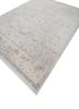 aurora blue wool and silk hand knotted Rug - FoldShot