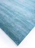 kairos blue wool and viscose hand knotted Rug - FoldShot kairos blue wool and viscose hand knotted Rug - FoldShot