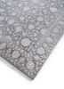 aurora grey and black wool and viscose hand knotted Rug - FoldShot