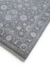 aurora grey and black wool and viscose hand knotted Rug - FoldShot