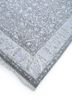 aurora grey and black wool and viscose hand knotted Rug - FoldShot