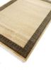 gulnar beige and brown wool and viscose hand knotted Rug - FoldShot gulnar beige and brown wool and viscose hand knotted Rug - FoldShot