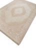 aurora ivory wool and viscose hand knotted Rug - FoldShot aurora ivory wool and viscose hand knotted Rug - FoldShot
