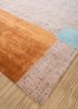 free verse by kavi beige and brown wool and silk hand knotted Rug - FoldShot free verse by kavi beige and brown wool and silk hand knotted Rug - FoldShot