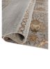 far east grey and black wool and silk hand knotted Rug - FoldShot